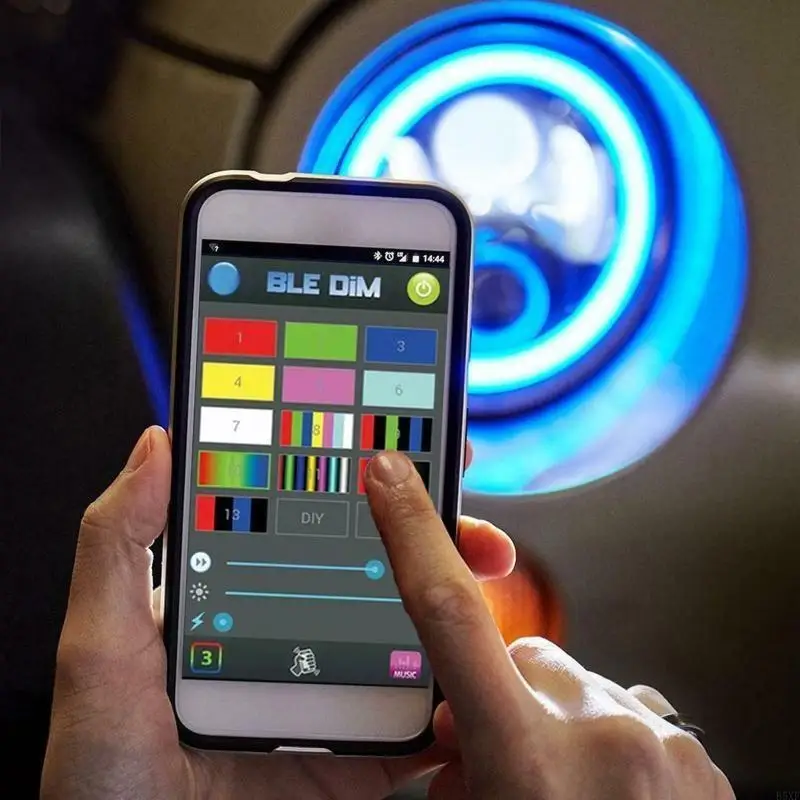 2025 جديد 2 قطعة 300 واط RGB LED عيون الملاك المصباح سيارة ديكور الكاشف مصباح الضباب ل رانجلر #5