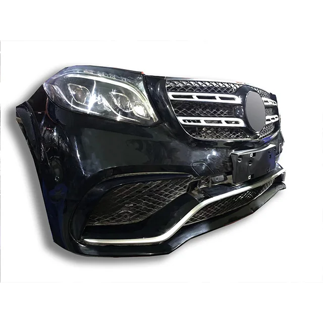 2017-2020 GLS63 W166 Front Bumper Assembly Grille Radiator High Quality with All Necessary Parts Included