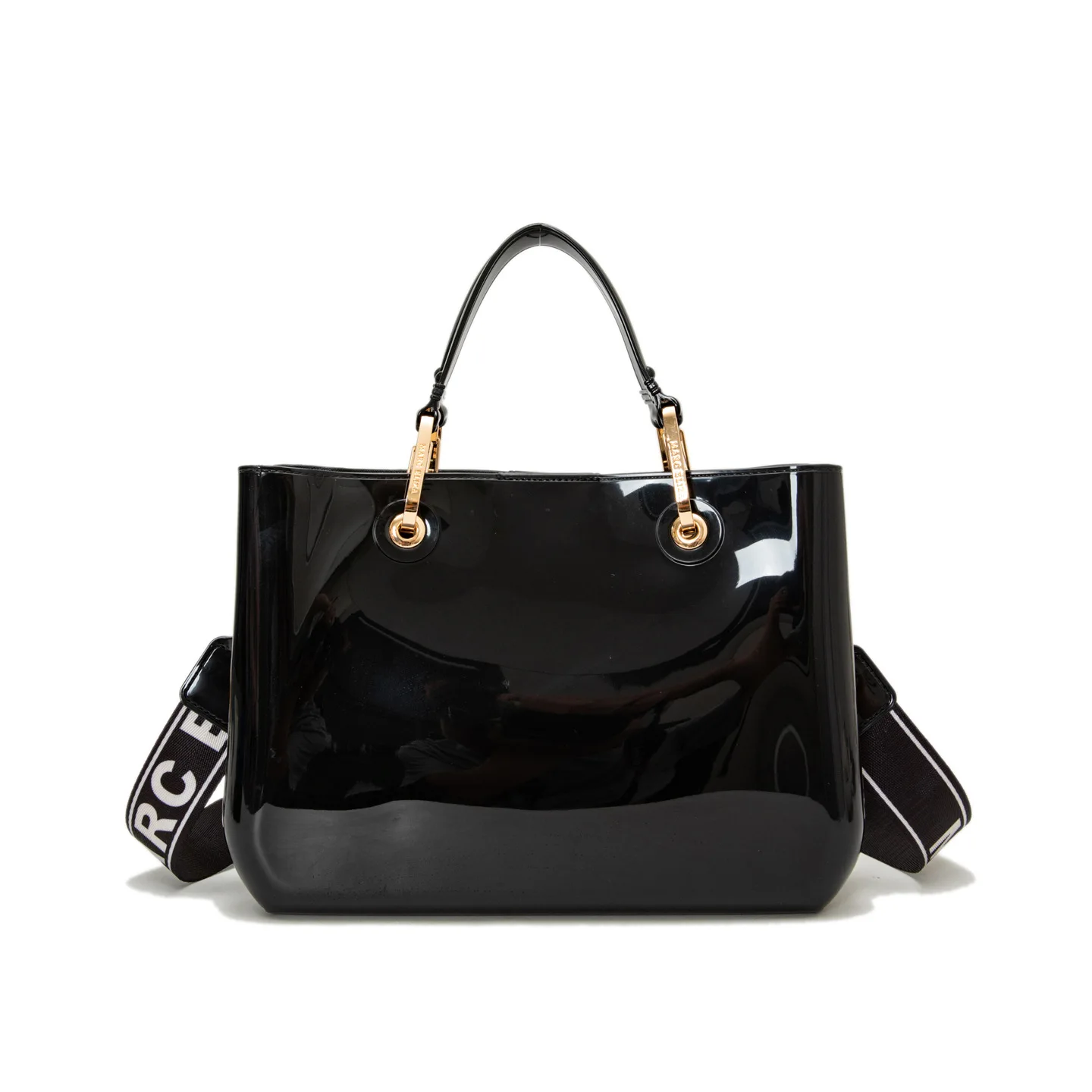 

Женская сумка из ПВХ большой вместимости, лето 2029, женская модная простая водонепроницаемая сумка-ведро для взрослых и девочек, дорожная сумка на плечо, сумка-тоут