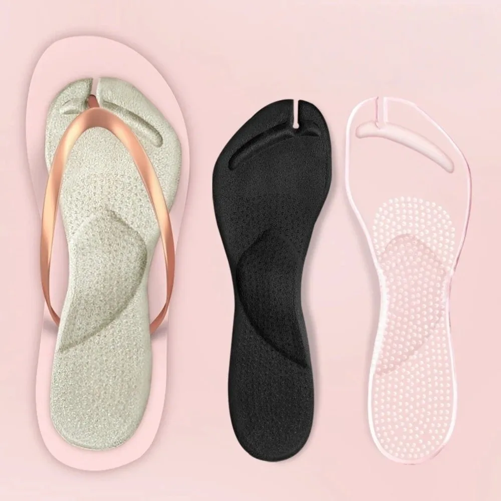 2 Pairs Foot Arch Flip Flop Insoles Light Weight Feet Cushion Tabi Insoles Full Palm Non-Slip Sandals Lining Feet Care