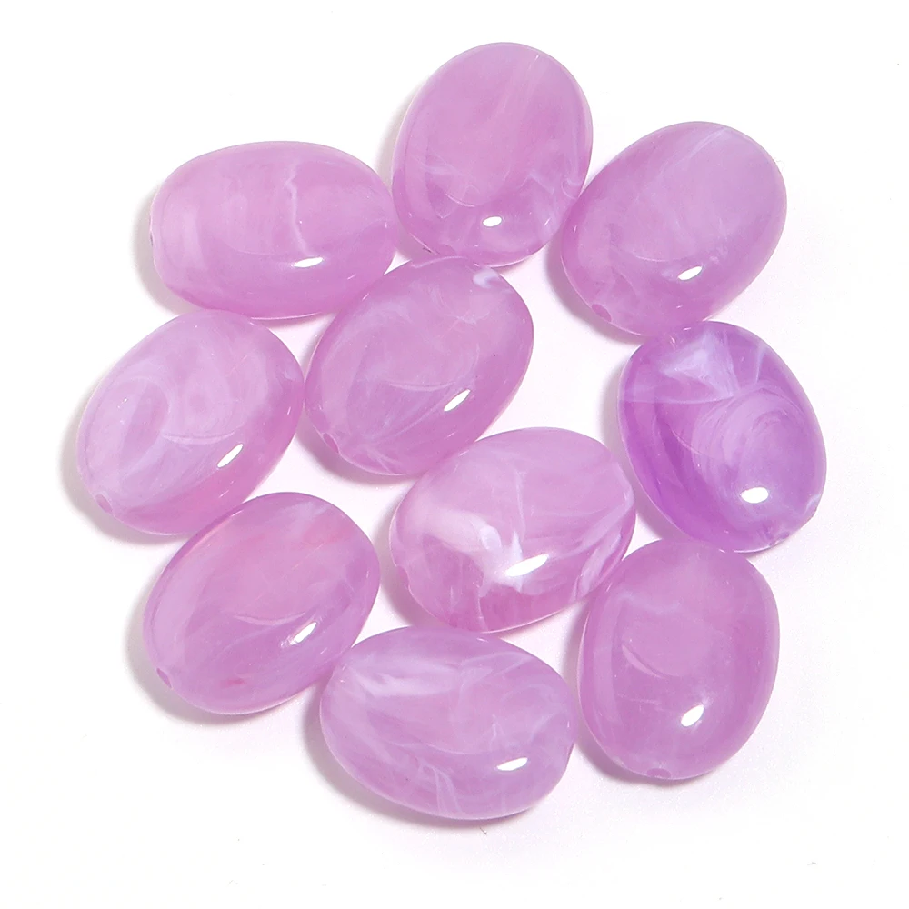 20 Stück 15 x 19 mm zweifarbige ovale Acrylperlen, imitierte Jadesteine, lose Abstandsperlen für die Schmuckherstellung, DIY-Armband, Halskette – Detail 32