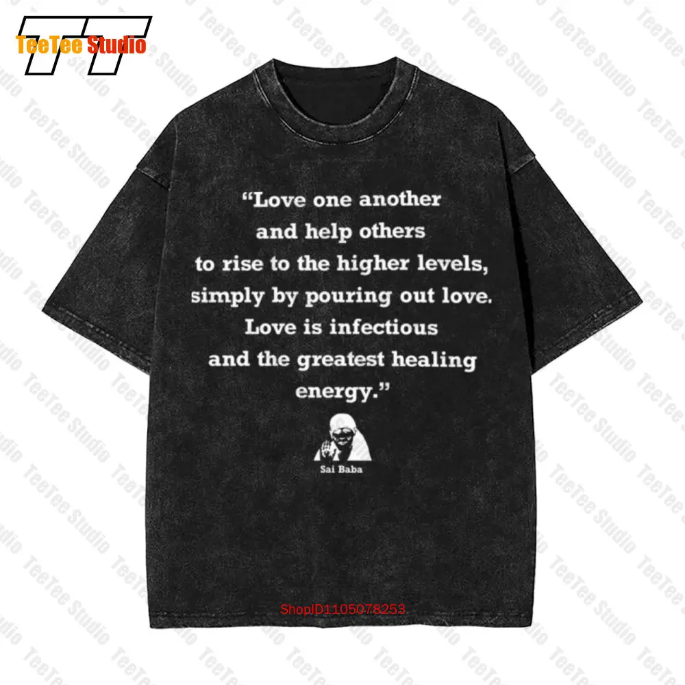 Sai Baba Vintage Camiseta extragrande 01H3