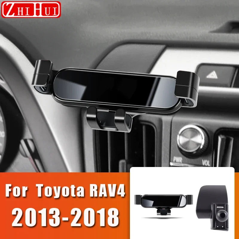 

For Toyota RAV4 2013-2022 Car Styling Mobile Phone Holder Air Vent Mount Gravity Bracket Stand Auto Accessories