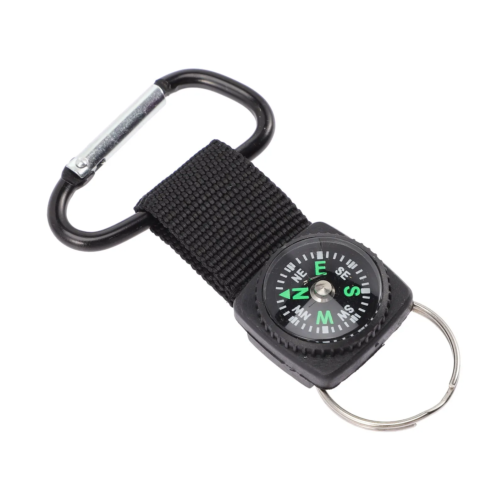 

18 Pcs Compass Keychain Aluminum Alloy Camping Party Favors Kids Gifts Stocking Stuffers Bulk Keychains