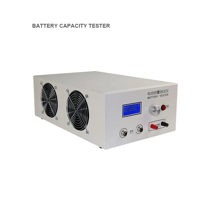 Battery Tester 12-72V Lithium Lead-acid Battery Capacity Tester 20A Recharge Discharge Support External Charger EBD-B20H