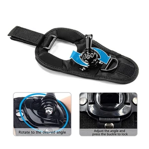 360 ° Rotation Handschuh Impulsgriff Montage für GoPro Hero 12 11 10 9 8 7 6 5 SJCAM INTL360 X2 X3 DJI OSMO -Zubehörzubehör 12 Hauptverkaufsarm 12 Saiten - №1