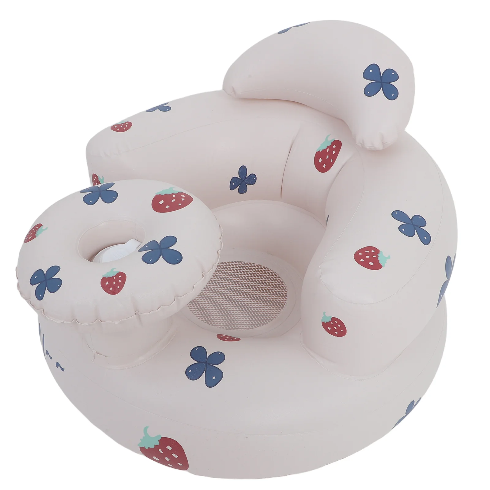 مقعد أطفال قابل للنفخ للأطفال من عمر 3 إلى 36 شهرًا كرسي أرضي محمول صيفي مع مضخة مدمجة خفيف الوزن لحمام السباحة والشاطئ #1