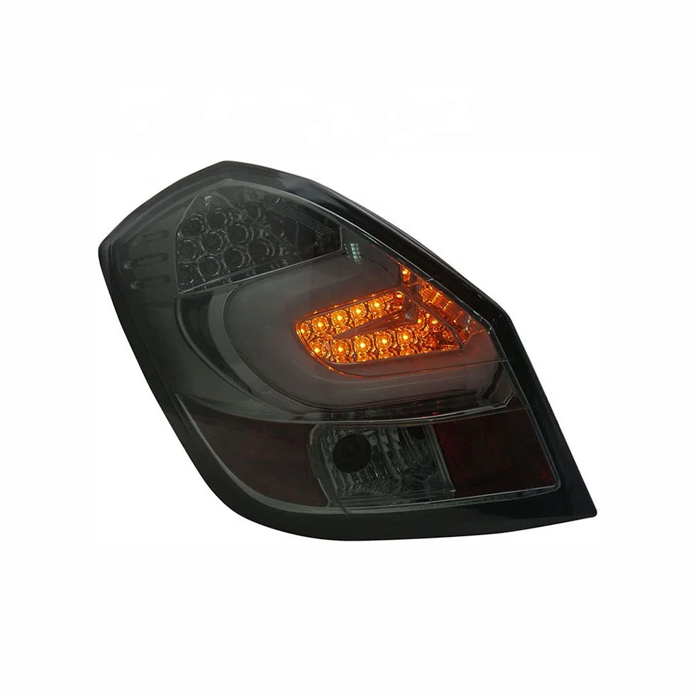 Fabia Car LED Tail Lamp for Skoda 07-11 Smoke & Black Cover Rear Lights