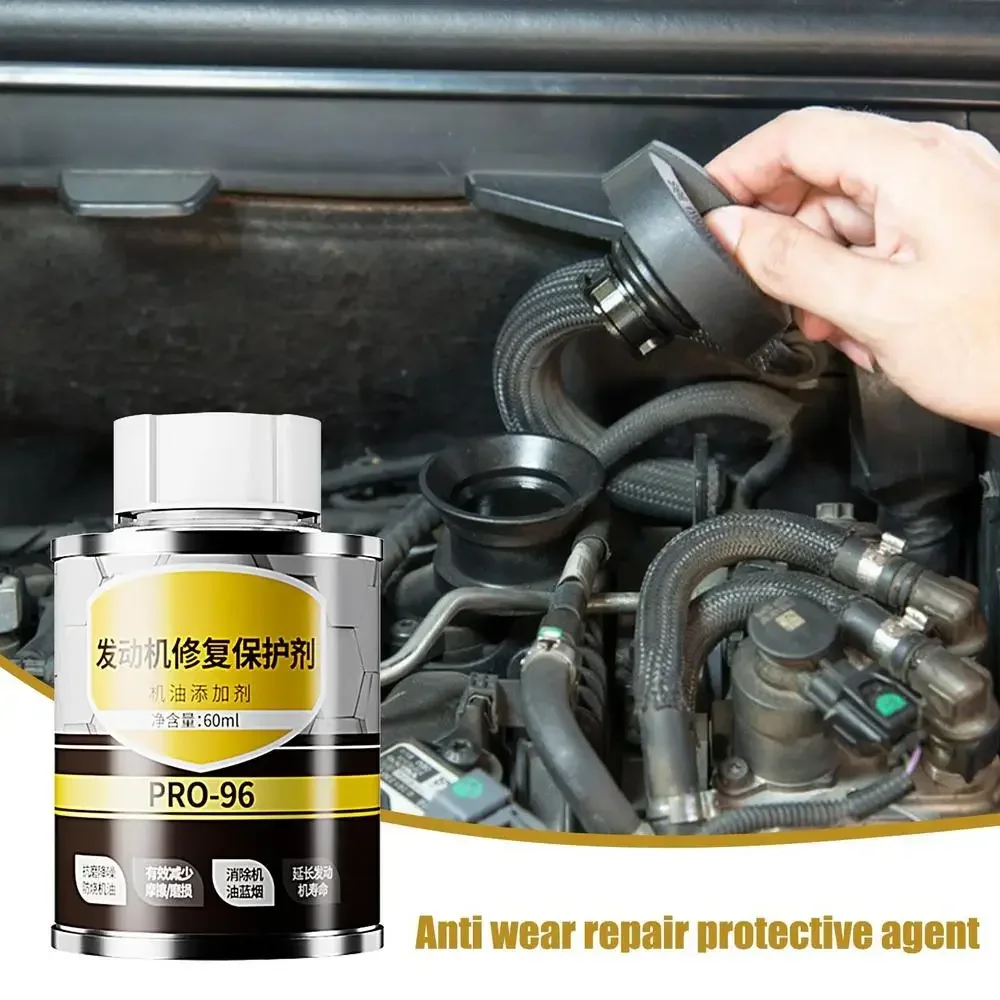 Motorreparaturzusatz, 60 ml, Auto-Motor, Anti-Verschleiß-Schutzöl, sicher, sanft, Fahrzeugpflege, Reinigungszubehör für Limousinen, LKWs – Detail 9