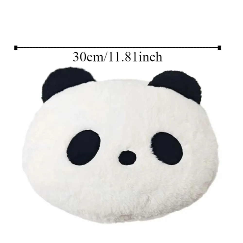 Peluche Panda en Forme de Coussin, Décoration d'Intérieur, Canapé de Chambre, Coussin Panda Kawaii 30cm, Coussins Panda