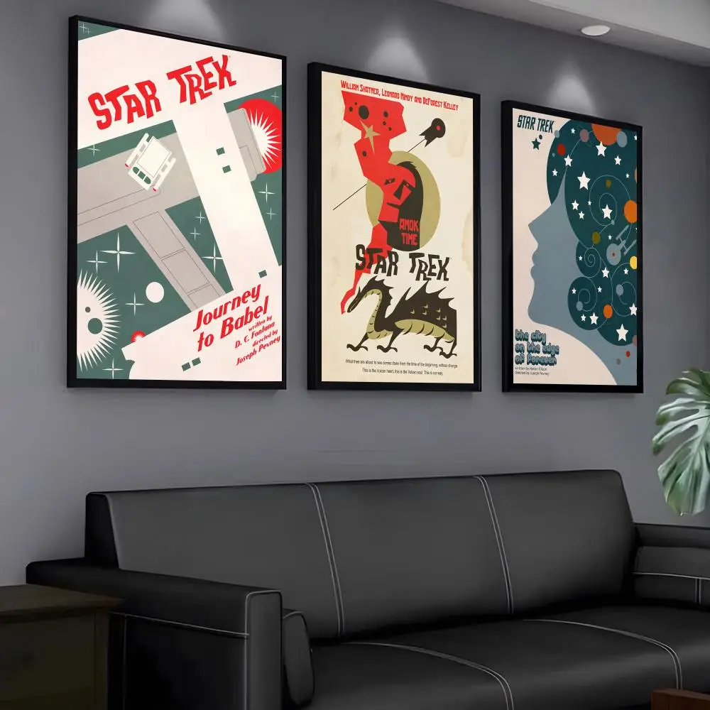 StarS Cool T-trekS Poster HD Art Sticky Wall Waterproof Home Living Room Bedroom Bar Aesthetic Decoration