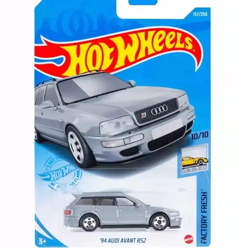 Original Hot Wheels Car 94 AUDI Avant RS2 Toys for Boys 1/64 Diecast Metal Vehicle Model Factory Collection Birthday Gift