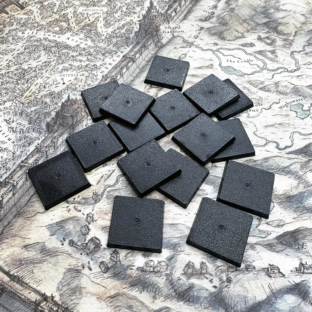 30mm Square Bases for Tabletop Miniatures - High-Quality and Perfect for Painting and Display!