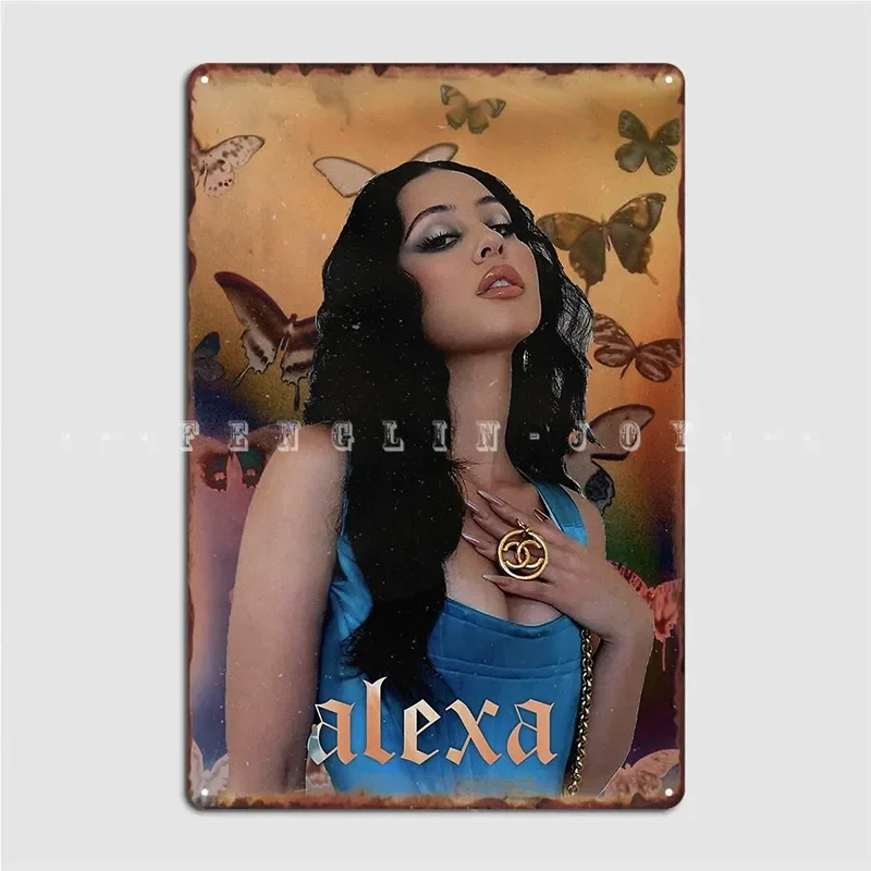 Alexa Demie Metal Sign Wall Pub Poster Club Bar Custom Tin Sign Posters