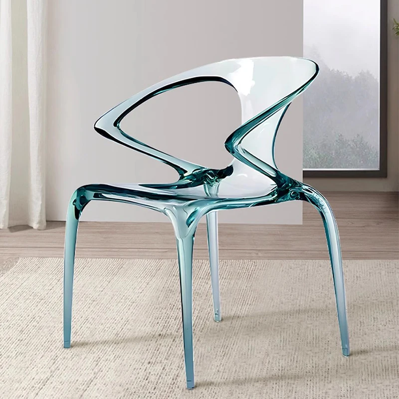 

Modern Aesthetic Dining Chairs Comfortable Ergonomic Designer Minimalist Chair European Luxury Meubles De Chambre Furniture