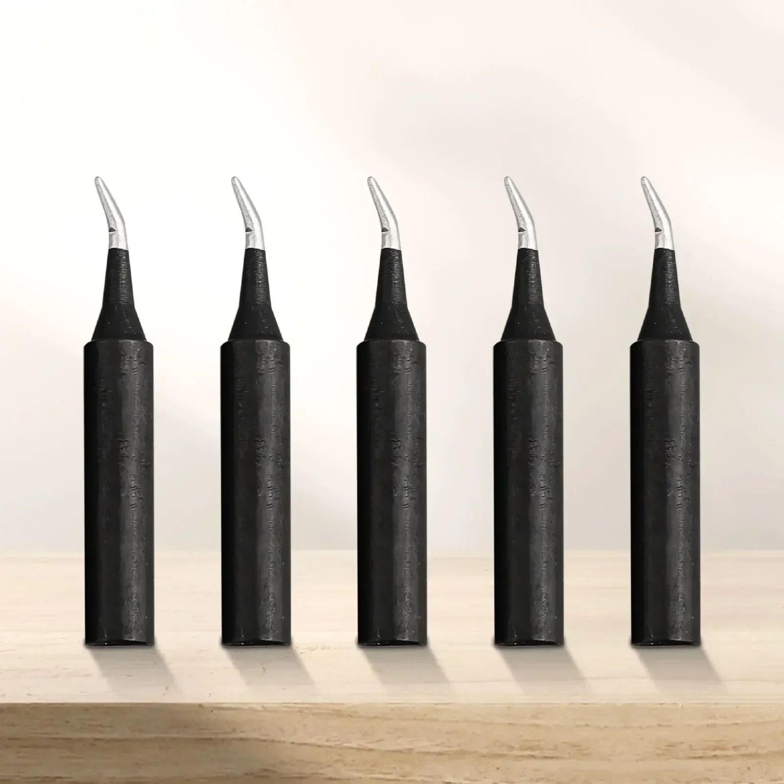 Soldering Iron Tips Black Pure Copper Soldering Tip 5pcs/set 900M-T Lead-free Welding Solder Rework Tools Accessories