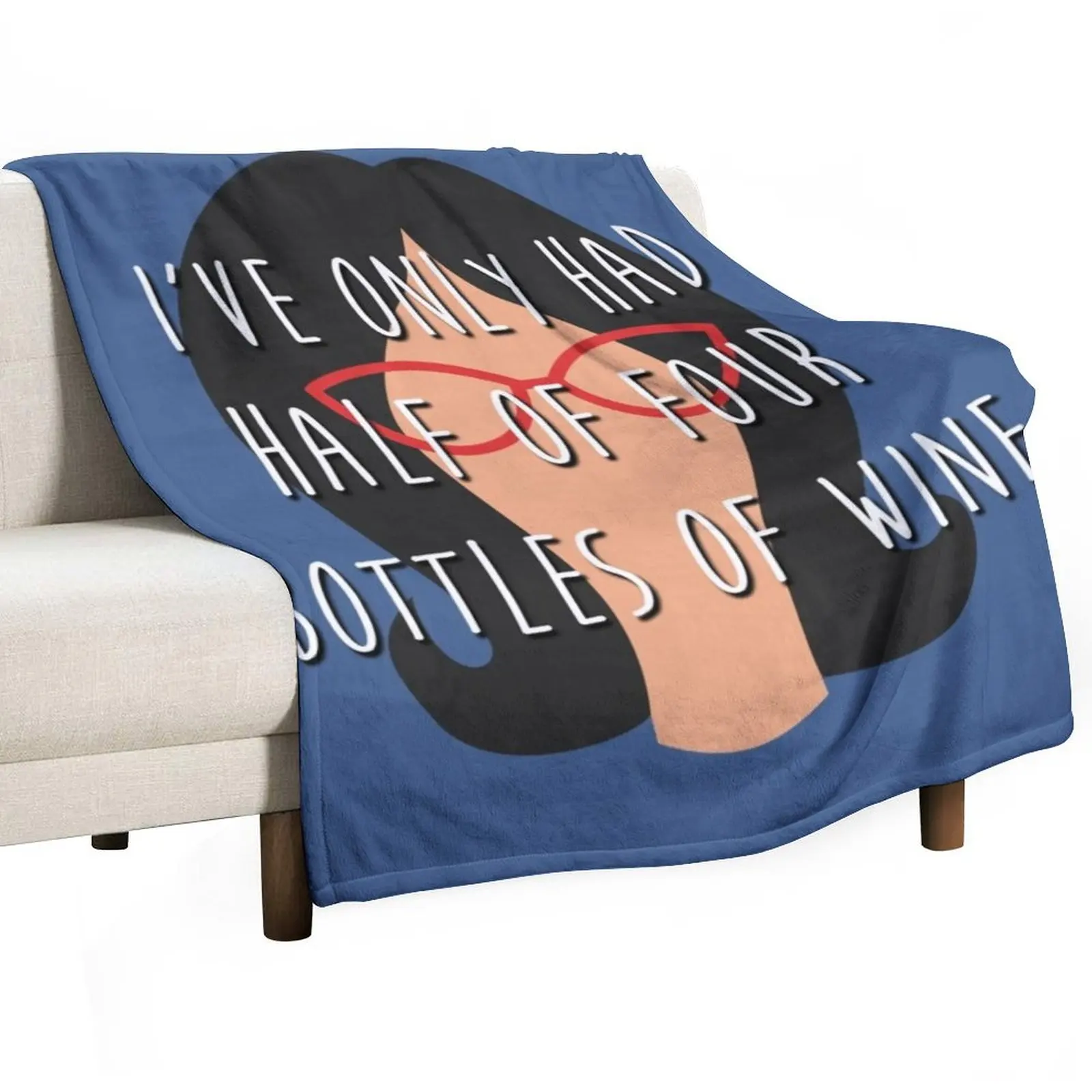 linda half of four bottles Throw Blanket for sofa Multi-Purpose warm for winter bed plaid Stuffeds Picnic Blankets