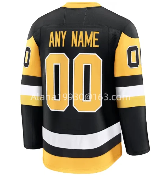 

2025 Custom New Style Jersey Sidney Crosby Kris Letang Evgeni Malkin Erik Karlsson Jerseys