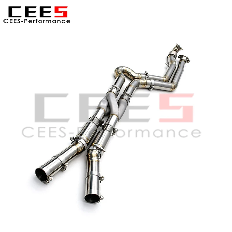 CEES Z-pipe Midpipe for BMW M2/M3/M4 G80/G82/G87/G8X 3.0T 2021-2024 Equal Length Resonator Exhaust Pipe