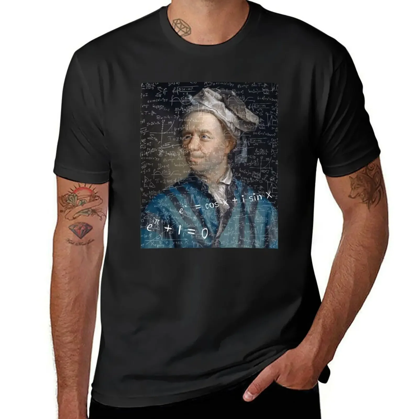 Leonhard Euler T-Shirt anime oversizeds new edition aesthetic clothes funny t shirts for men