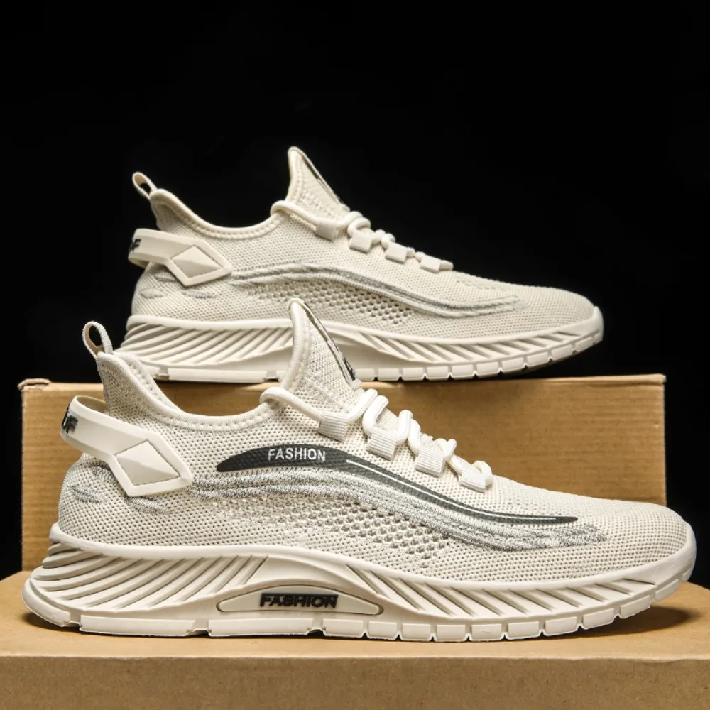

2026 Four season breathable woven sneakers, sports running shoes, fashionable and trendy casual shoes