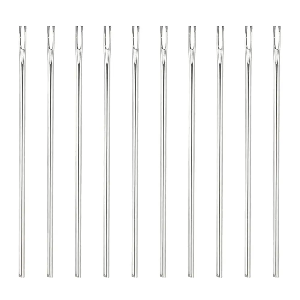 

Набор из 10 металлических игл для вязания волос кукол, 0,8 мм, для изготовления кукольных волос