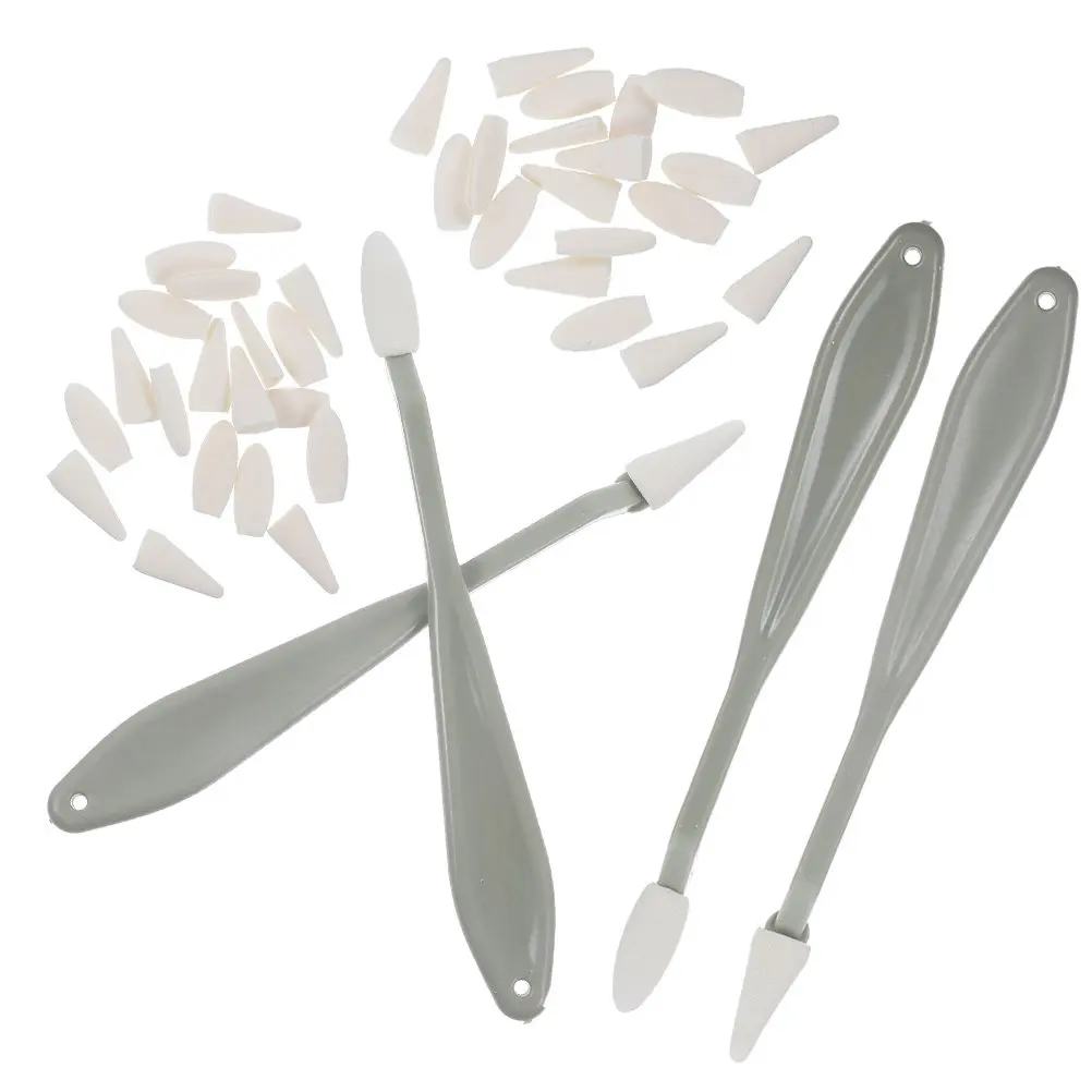 2Sets Sketch Trimmer Erase Sponge Sketch Blender Set Soft Sponge Pads Comfortable Grip Sketching Drawing Tools for Artist Use