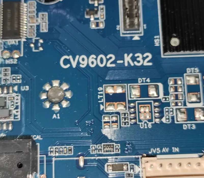 Frete grátis! Tensão atual constante 36 --- 43v atual 600ma da relação da placa-mãe da tevê da rede CV9602-K32 wifi