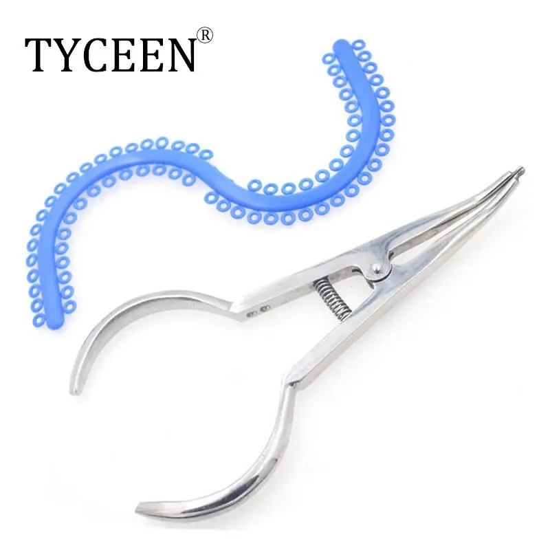 

Dental Orthodontic Separator Placing Pliers Elastic Separators Circle Rubber Ring Steiner Ligature Pliers Ligature Ties Forceps