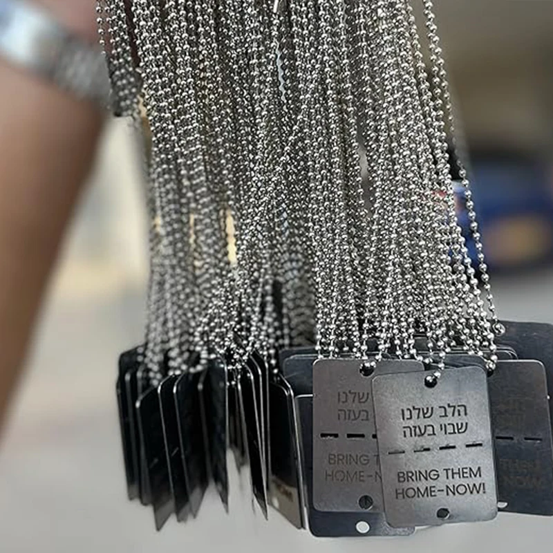 Dawapara-collar de solidaridad, colgante hebreo judío, colgante tallado para el hogar, joyería de acero inoxidable al por mayor