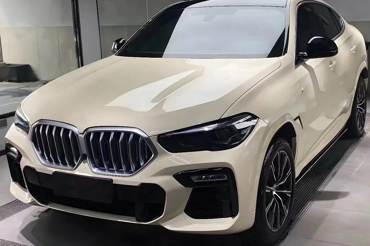 

High Gloss crystal Wrap Vinyl Film TPU Heat Repairing Car Film Decoration Rolls khaki car films Flash Sale