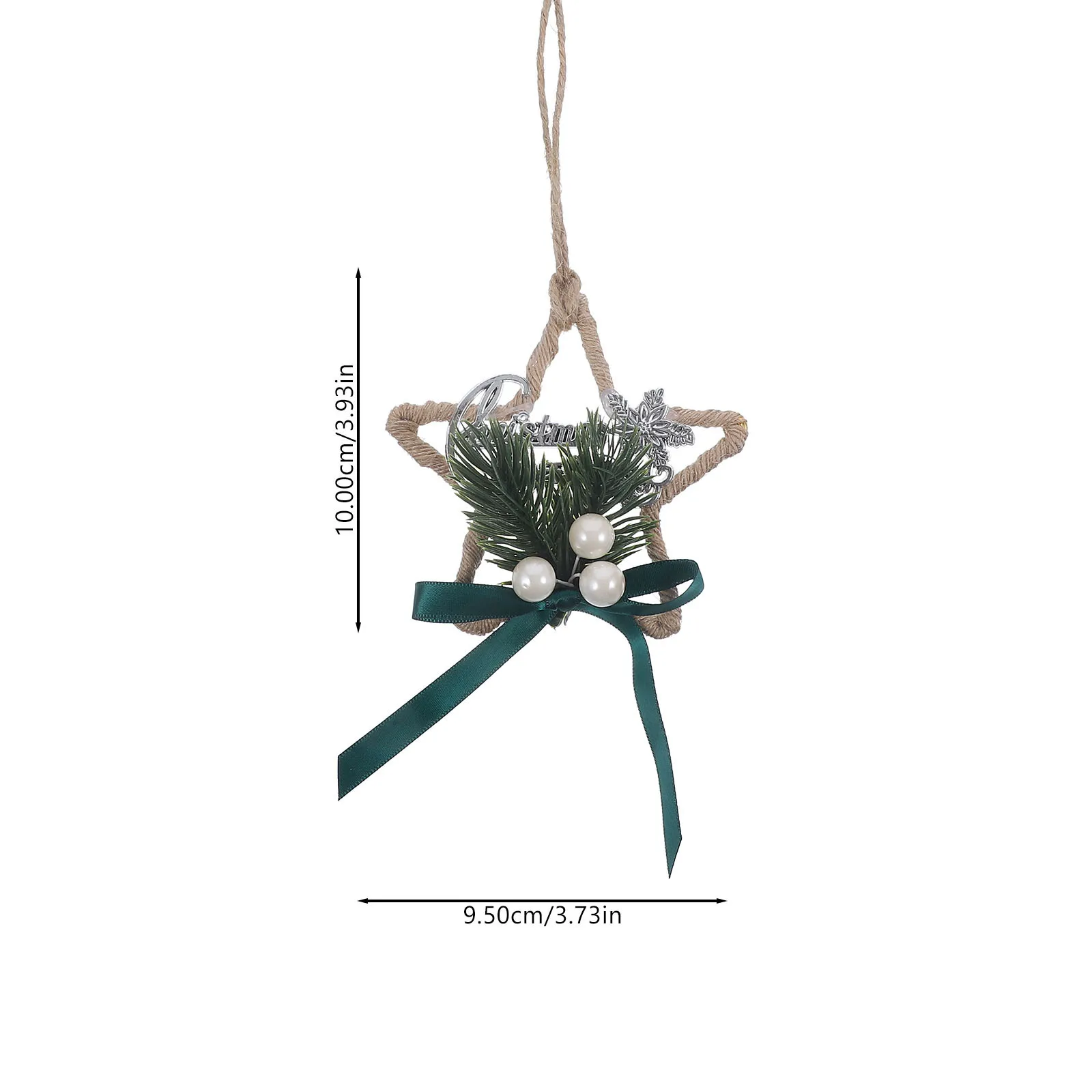 

Shiny Pentagram Hanging Ornament for Christmas Tree Easy Setup Festive Decor for Home Office Mall Holiday Party Xmas Hanging