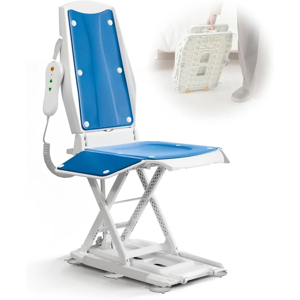 

Модернизированное электрическое кресло-подъемник с колесами для удобного движения в пол, портативная помощь для пожилых людей, включая две присоски