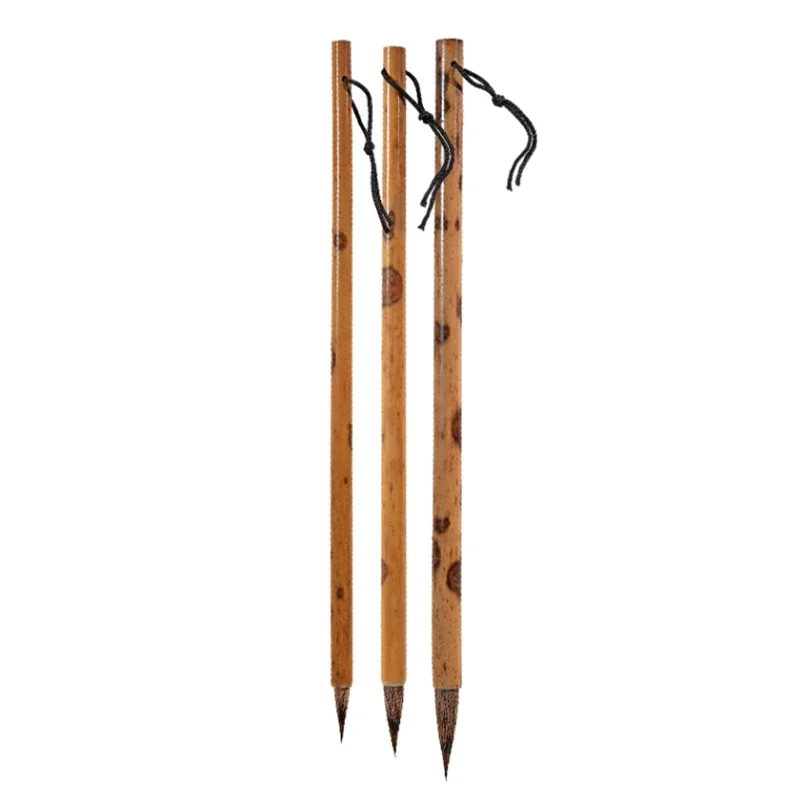 

Набор кистей для каллиграфии с фиолетовыми кроличьими волосами Wen Zhengming Zhao Mengfu, маленькая обычная кисть для каллиграфии, кисть для китайской живописи