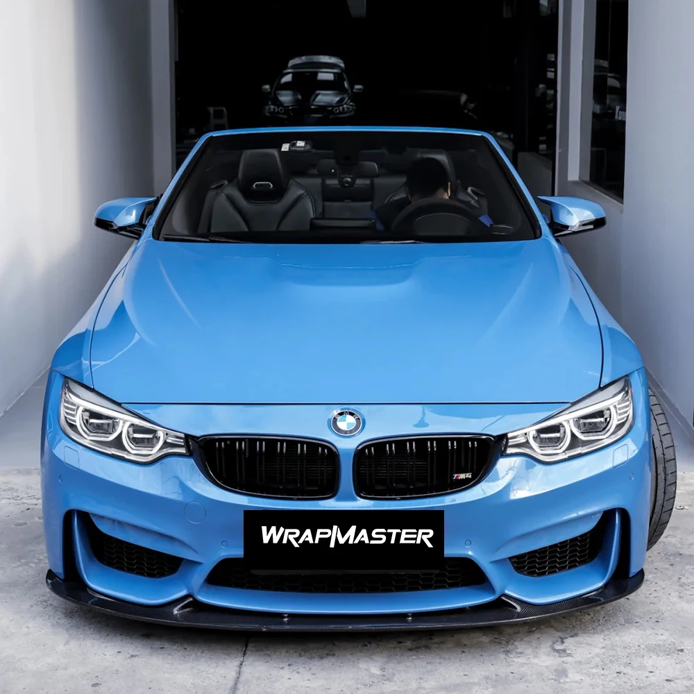 

Wrapmaster PET Super Glossy Crystal Blue Car Wraps Vehicle Vinyl Wrap