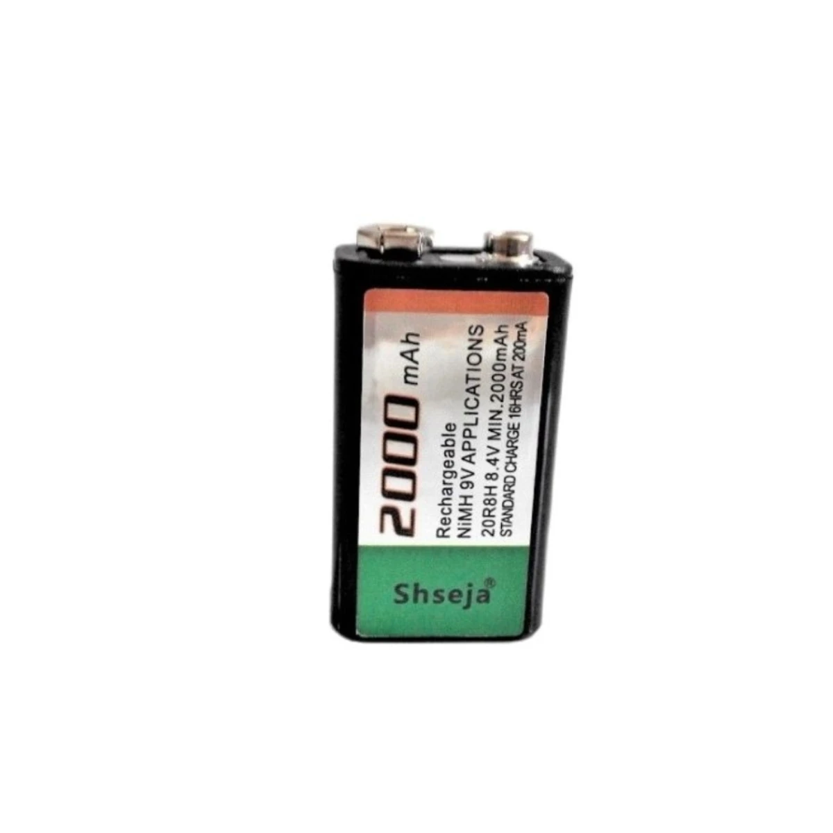 2pcs/lot  SHSEJA 2000mAh 9V rechargeable battery 9 volt Ni-MH battery for Microphone