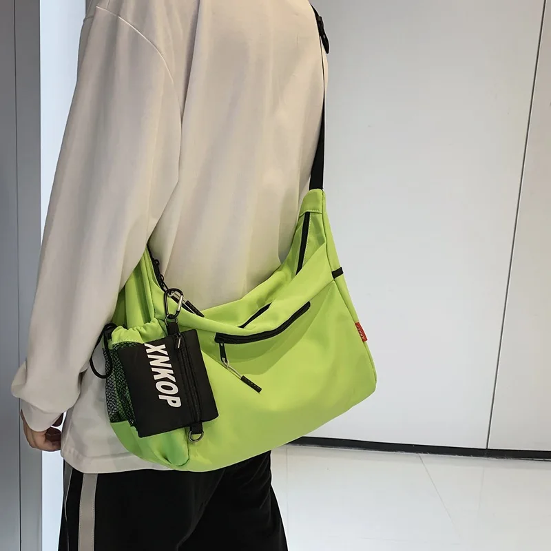 

Модная повседневная нейлоновая сумка через плечо для фитнеса, спортивные сумки большой емкости, кошелек для монет, сумка на плечо для молодежи для мальчиков Мужская сумка sac