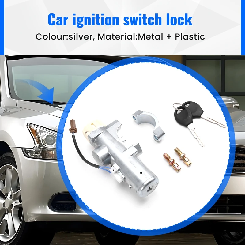 ABNO-Car Steering Ignition Switch Lock Cylinder With Keys Bolts D8700-6J325 For Nissan Maxima Sentra Pathfinder 48700-6J025