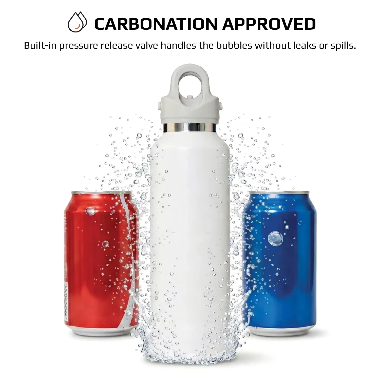 Compact Stainless Steel 304 Thermos 18/36hr Thermal Insulation Boiling Water Applicable Camping-Friendly