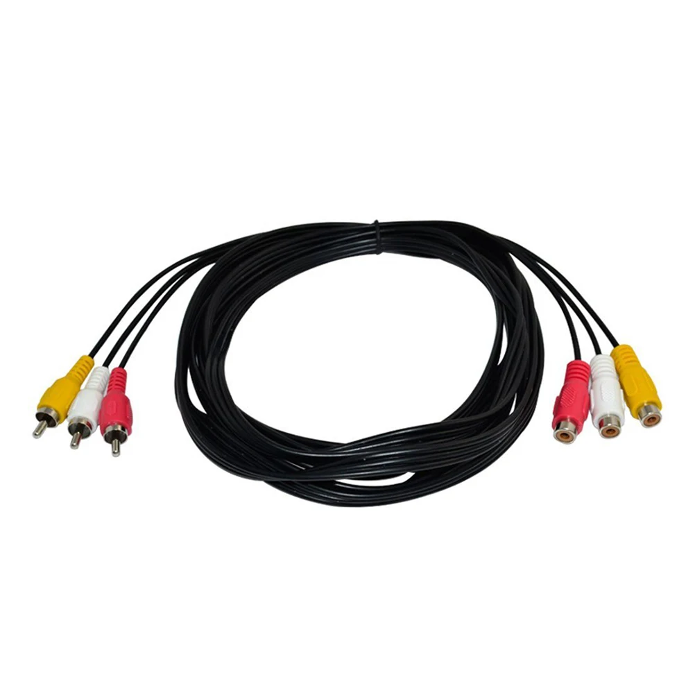 

3 male to female cable 3 Splitter Audio adapter cable Video Audio Cable audio line 3