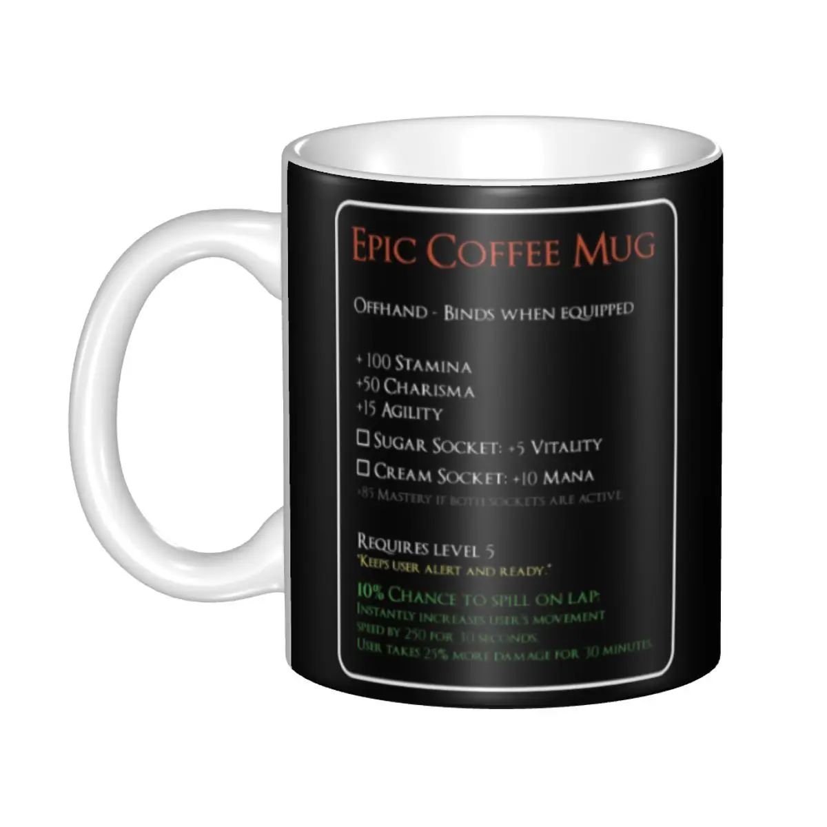 

Customized Warcrafts Mug DIY Ceramic Milk Tea Coffee Cup