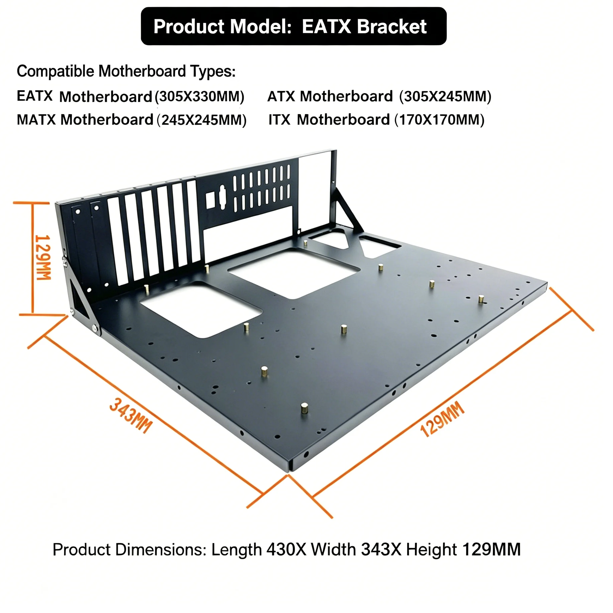 Mining Frame Open Chassis Frame Thickened Motherboard Bracket Fixing Frame Mining Rig Case Frame Computer Cases Towers Cases
