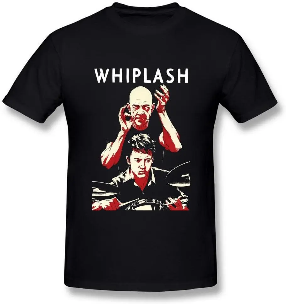 

AICH Men's JK Simmons Whiplash Logo Black T Shirt Size L