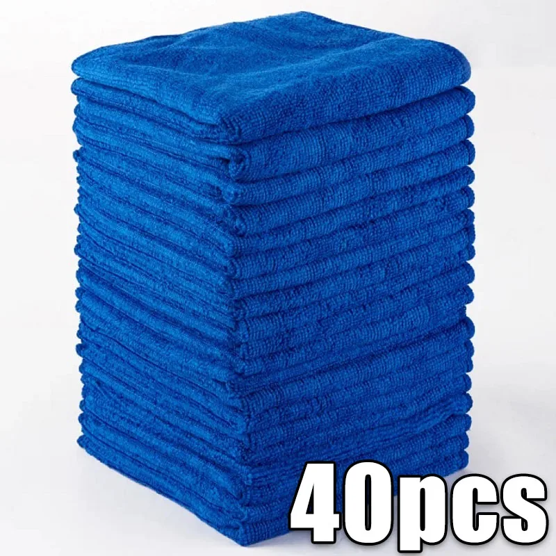 10/200PCS Mikrofaser Auto Reinigung Handtücher Super Saugfähigen Auto Trocknen Tuch Haushalt Auto Pflege Detaillierung Säumen Handtuch Duster Lumpen