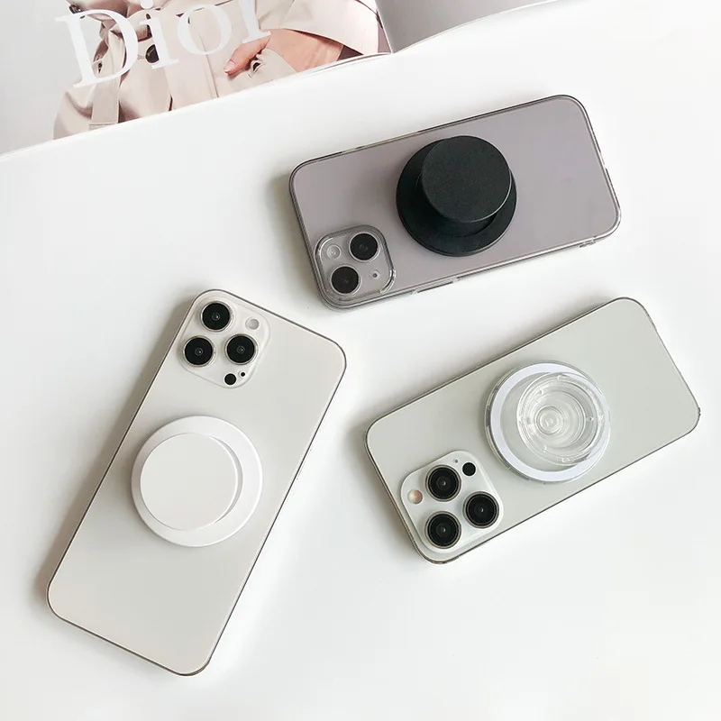 Magnetic Folding Mobile Phone Grip Holder Socket Pocket Support For Magsafe iPhone Samsung Phone Expanding Stand Phone Holder - view 3