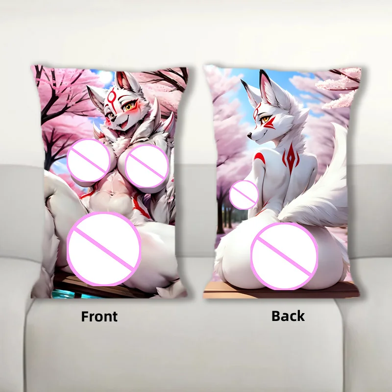 

Dakimakura Anime Amaterasu Sofa Cushion Body Pillow Cover Double Side Print Bedding Throw Pillow Case