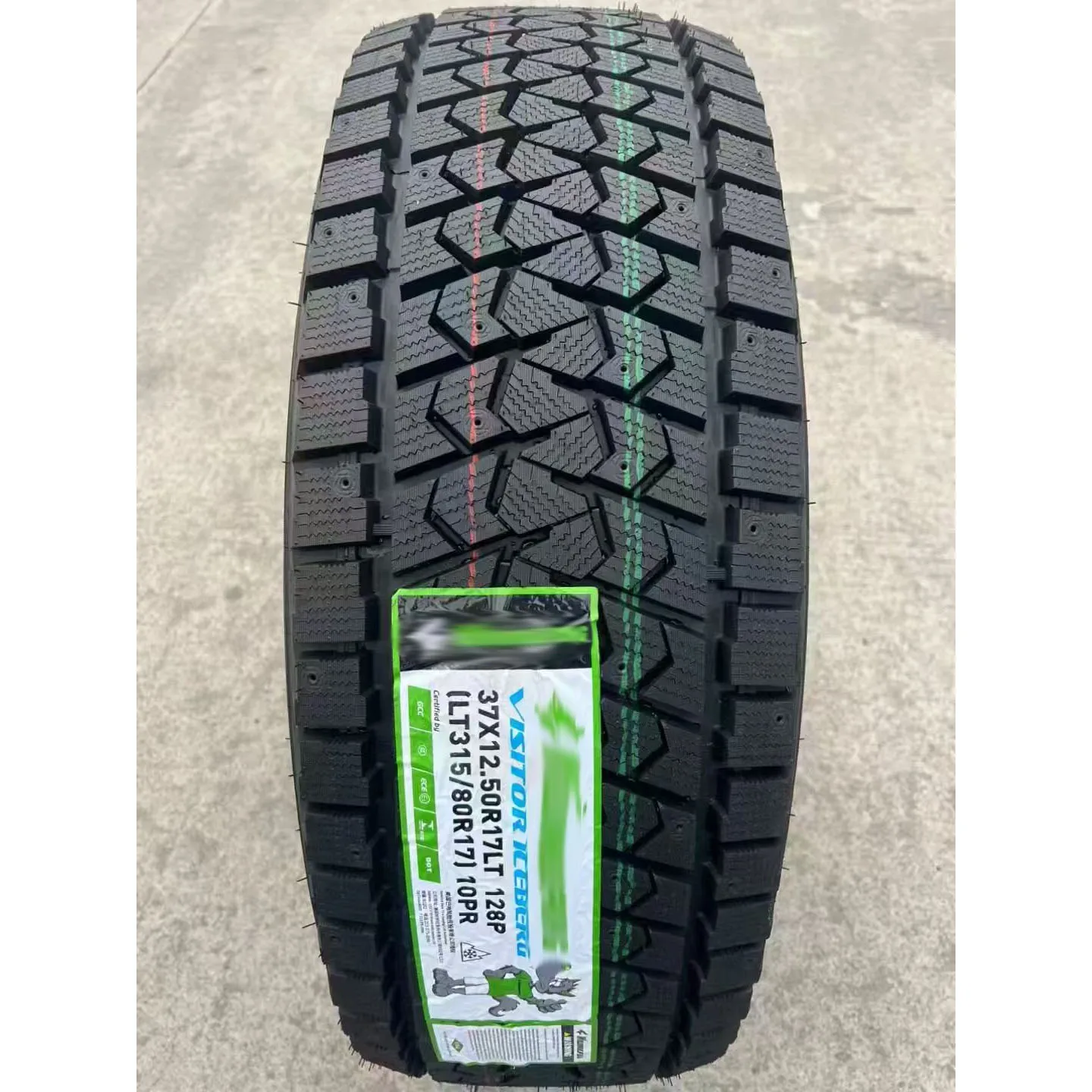 

New High Quality Snowy Winter Tyre LT315/80R17 37X12.5R17LT Silent Studded Anti-explosion Anti-tearing Wear-resistant Tires