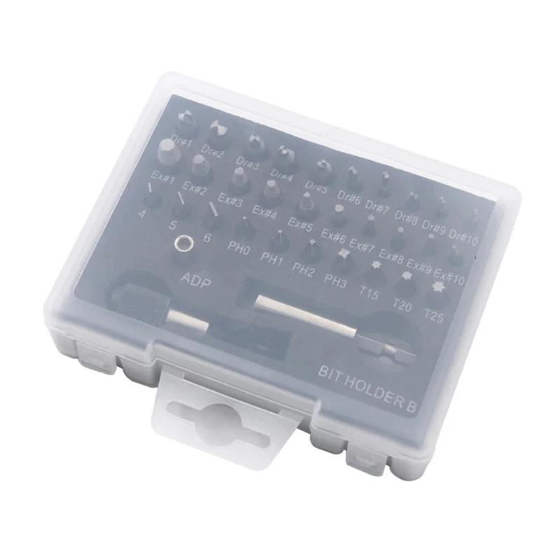 

Broken Screw Extractor Set Silver & Black Steel 33 Screw Removal Tool Sets Are Used To Easily Remove Broken Screw-ABRO