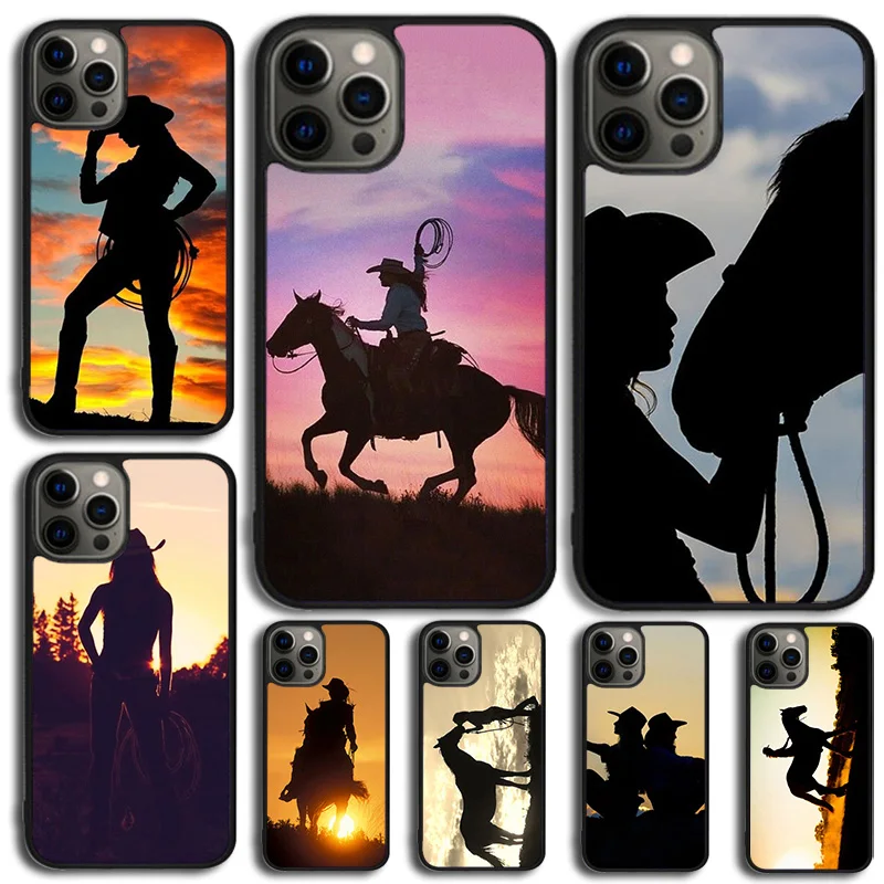 Sunset Cowgirl Hors… - image