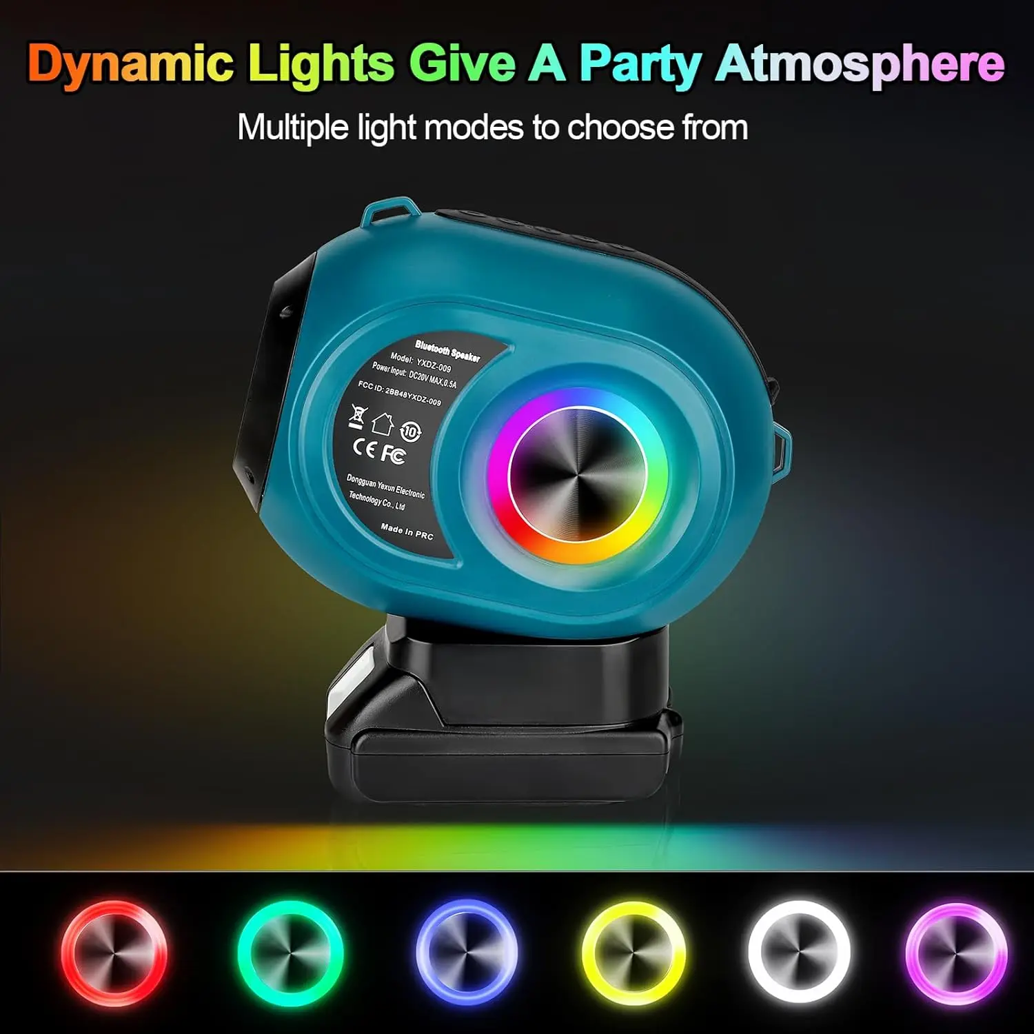 

Wireless Bluetooth Speaker Compatible with Makita 18v Battery TWS Paring BT5.3 AUX TF USB Input Bluetooth Speaker Wireless Home